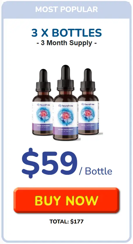 NeuroPrime - 3 Bottle